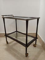 ICO PARISI - Cesare Lacca - Serveerwagen - Hout, Glas,, Nieuw