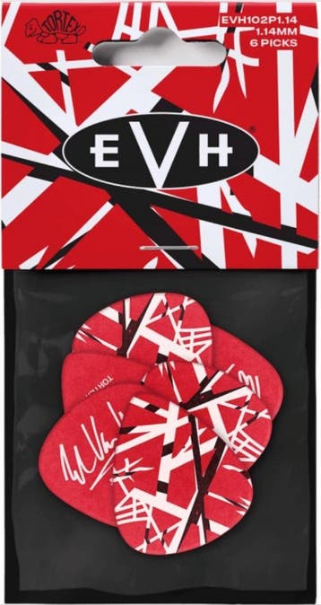 Jim Dunlop Eddie Van Halen Frankenstein plectrum 1.14 mm, Muziek en Instrumenten, Ophalen of Verzenden, Nieuw, Elektrische gitaar