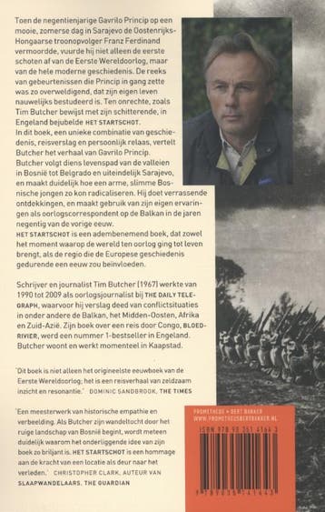 Het startschot 9789035141643 Tim Butcher, Verzenden, Zo goed als nieuw, Tim Butcher