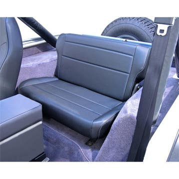 Rugged Ridge Fold & Tumble Rear Seat Black 76-86 Jeep, Ophalen of Verzenden, Nieuw