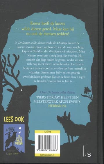 De dieren van het duister / Laatste wilde dieren / 2, Boeken, Verzenden, Zo goed als nieuw, Piers Torday