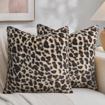 Luxe Kussenhoes Luipaardprint Fluweel - Zacht & Decoratief v, Verzenden, Nieuw