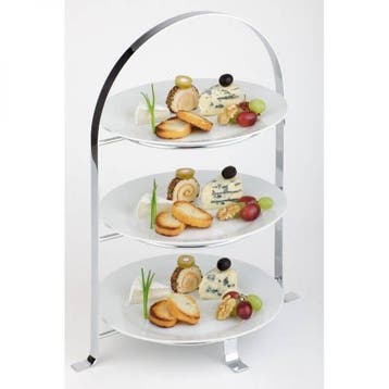 Etagère - 3 Borden | Max Ø27 cm, Verzenden