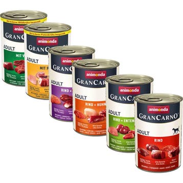 Animonda GranCarno Original Adult - Rund - 6 x 400 g, Verzenden, Nieuw
