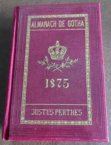 Justus Perthes - Almanach De Gotha - 1875 - Justus Perthes -