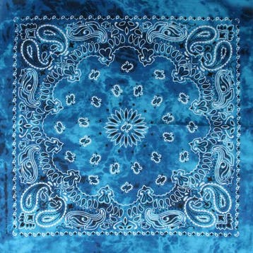 Haarband Bandana Zakdoek 55cm - Tie Dye - Paisley Print -, Nieuw