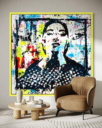Mikko - Mania Callas Street Art Tribute - XL [Unq 1/1], Antiek en Kunst
