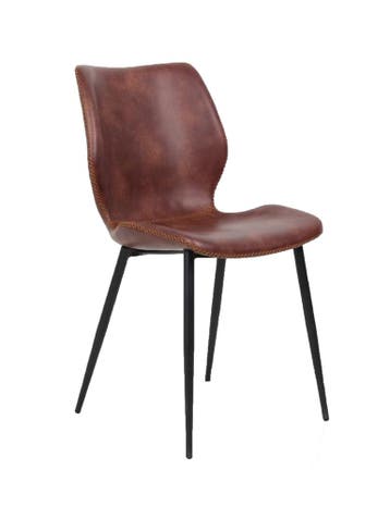 Stoel Malaga - Cognac - Kunstleer - G-Line, Verzenden, Nieuw in verpakking