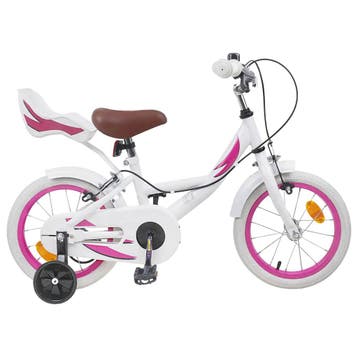 vidaXL Kinderfiets 16 Inch voor 4-6 jaar oud Wit, Verzenden, Nieuw