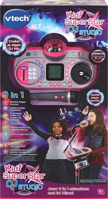 VTech Kidi SuperStar DJ Studio Karaoke Set Kinderen -, Ophalen of Verzenden, Nieuw