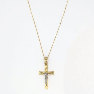 Ketting met hanger - 18 karaat Geel goud