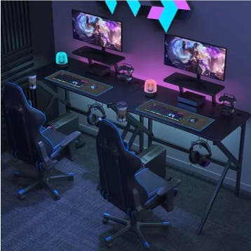 Gaming Bureau met Bekerhouder en Headsethaak Verstelbaar, Spelcomputers en Games, Verzenden, Nieuw