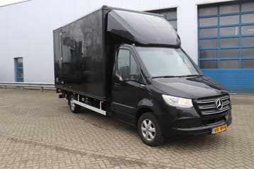 Zakelijke Lease |  Mercedes-Benz Sprinter 315 Aut. L3 RWD Ba, Automaat, Stof, Gebruikt, Zwart