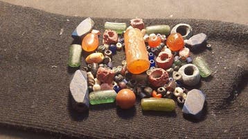 Oudegyptisch naar Romeins Glas meer dan honderd oude kralen