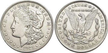 Dollar 1921 Vereinigte Staaten von Amerika, Postzegels en Munten, Munten | Amerika, Verzenden
