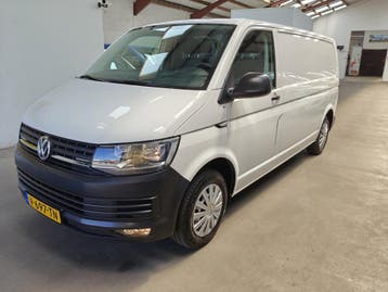 Volkswagen Transporter L2H1 | Financial Lease voor 223 p/mn, Stof, Gebruikt, Overige carrosserieën, Wit