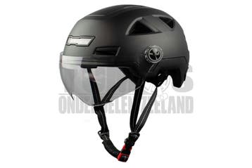 Helm Vito E-Light met vizier mat zwart voor E-bike / Fatb..., Fietsen en Brommers, Brommerhelmen, Ophalen of Verzenden, Nieuw