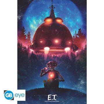 E.T. The Extra-Terrestrial Spaceship Poster 91.5 x 61 cm, Ophalen of Verzenden, Nieuw