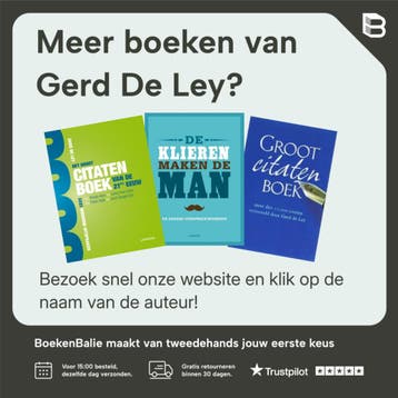 Succes gegarandeerd - Gerd De Ley 9789461261731, Verzenden, Zo goed als nieuw, Gerd De Ley