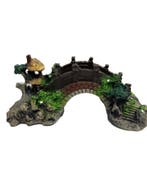 Brug met hut 7.5 cm / Aquarium decoratie  As-173, Dieren en Toebehoren, Vissen | Aquaria en Toebehoren, Verzenden, Nieuw, Gevuld zeewateraquarium