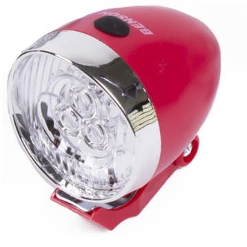 Benson Fietskoplamp - 2 LEDs - Inclusief batterijen - Ro..., Fietsen en Brommers, Ophalen of Verzenden, Nieuw