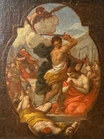 Francesco Maffei (1605-1660), Kring van - Martirio dei Due, Antiek en Kunst, Kunst | Schilderijen | Klassiek