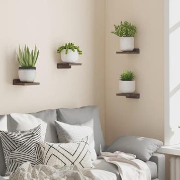4x Kleine Drijvende Planken voor Wandmontage - 5 Inch Houten, Verzenden, Nieuw