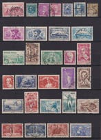 Frankrijk 1933/1939 - Partij Semi-Moderne geselecteerd, Postzegels en Munten, Gestempeld