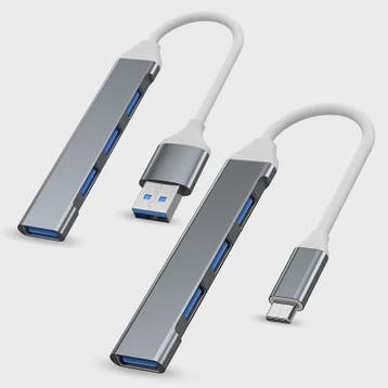 4-Poorts USB 3.0 Hub met Type-C Connector - Uitbreidingsadap, Verzenden, Nieuw