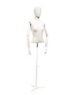 Vintage 1/2 torso dame merk Gruppo Corso wit / zand