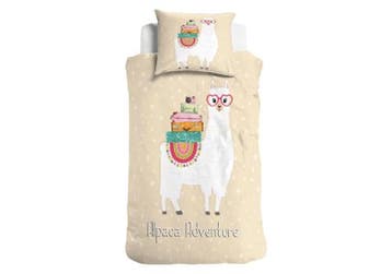 Little Monster Alpaca Adventure Zand - 155 x 220, Nieuw