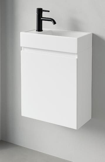 SALE - Volda 40 links - Glans wit - Toiletmeubel -, Ophalen of Verzenden, Nieuw