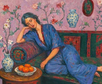 Giulia Montesi (1980) - Riposo tra fiori e ceramiche