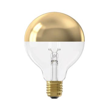Filament LED Lamp Globe Mirror Gold Ø95mm E27 4W, Nieuw