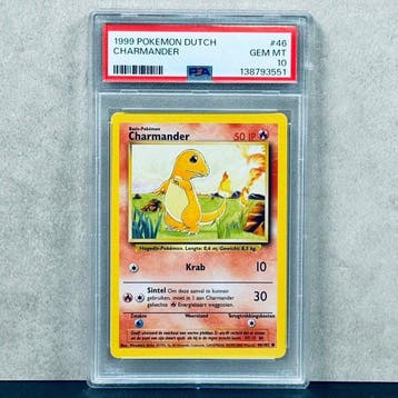 Pokémon Graded card - CHARMANDER #46 - Pokémon - PSA 10, Nieuw