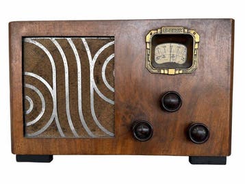 Emouzy - French Vacuum Tube Table Radio (T.S.F.) Made By