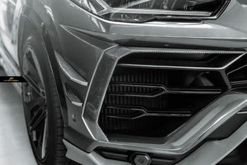 Carbon voorbumper canards Lamborghini Urus, Auto diversen, Verzenden