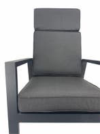 Antraciet Eetstoel/Tuinstoel Palazzo| Incl. kussens, Ophalen of Verzenden, Nieuw