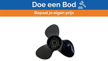 Bieden: Michigan Match 3-Blade Aluminum Boat Propeller 10x1, Ophalen of Verzenden, Nieuw