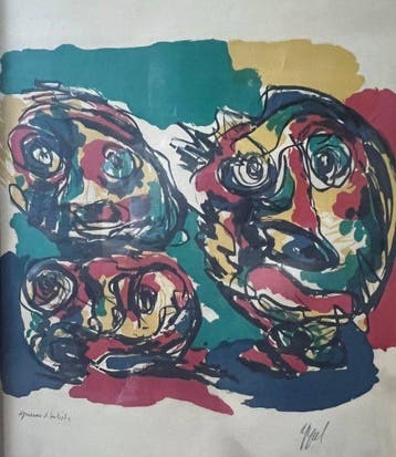Karel Appel (1921-2006) - Three heads