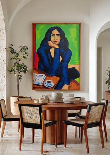 E. García - Retrato interior XL (no reserve)