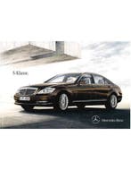 2011 MERCEDES BENZ S KLASSE BROCHURE DUITS, Nieuw, Author