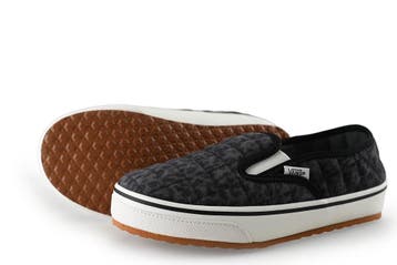 Vans Instappers in maat 36½ Zwart, Verzenden, Zo goed als nieuw, Vans, Instappers