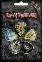 Iron Maiden Plectrum The Faces Of Eddie officiële merch, Ophalen of Verzenden, Nieuw, Gebruiksvoorwerp