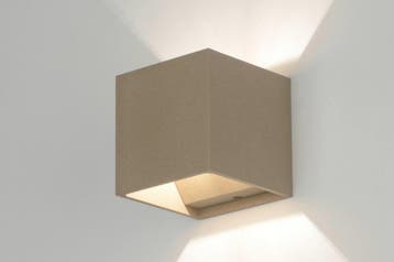 Rietveld Wandlampen - Taupe - Metaal, Verzenden, Nieuw