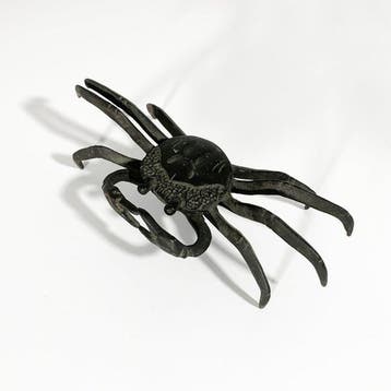Crab Okimono - sculptuur Brons - Japan (Zonder minimumprijs)