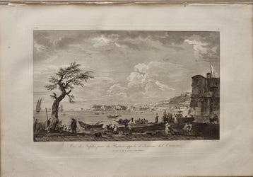 Italië - kustzicht op Napels, Castel SantElmo en de Certosa, Boeken, Nieuw