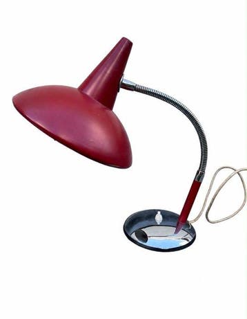 Massive - Lamp - Metaal, Chroom - Vintage bureaulamp
