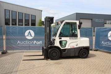 Veiling: Heftruck Hyster H4.0FT5 Diesel 4000kg 5.2m 2008, Ophalen, Diesel, Heftruck, Hyster