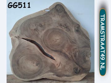 Houten tafelbladen | Salon tafelblad | houten blad / schijf, 50 tot 100 cm, 100 tot 150 cm, Natuurlijk, natural, Nieuw